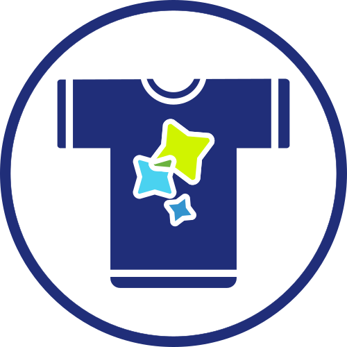 Icona di una maglietta con il logo della FSFE